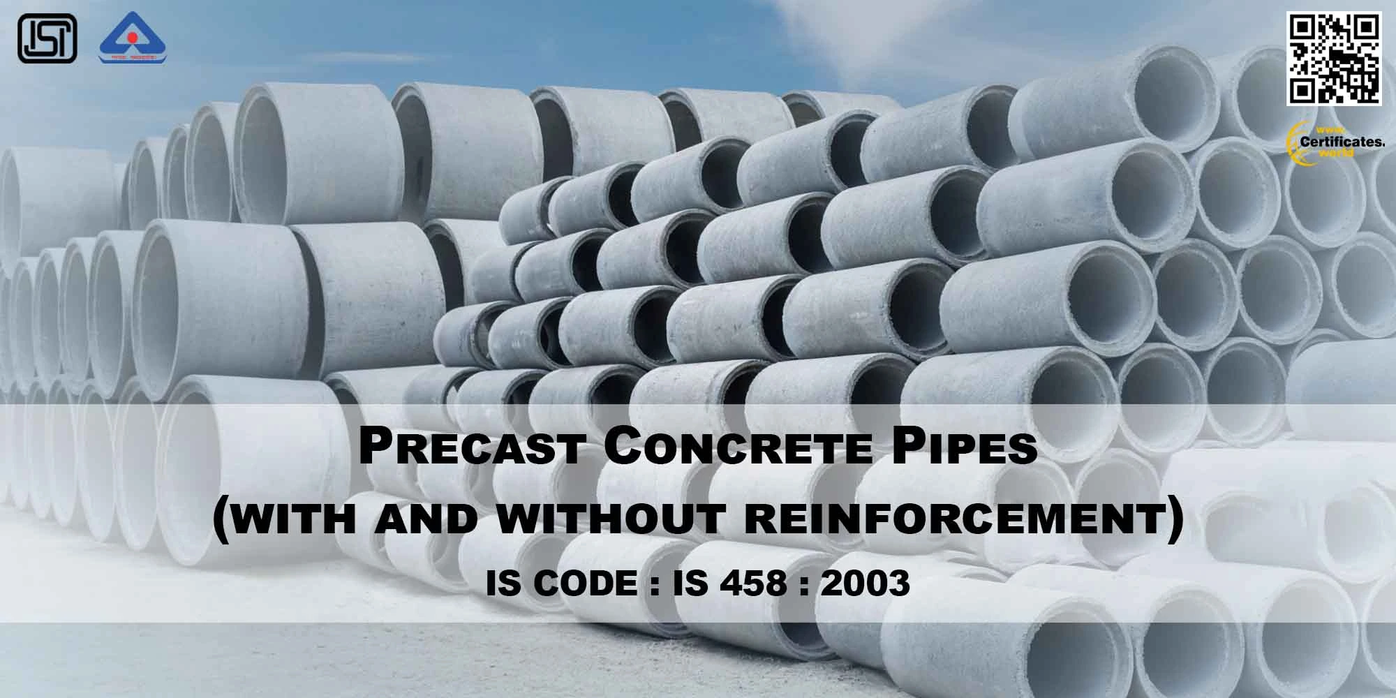 BIS Certification for Precast Concrete Pipes